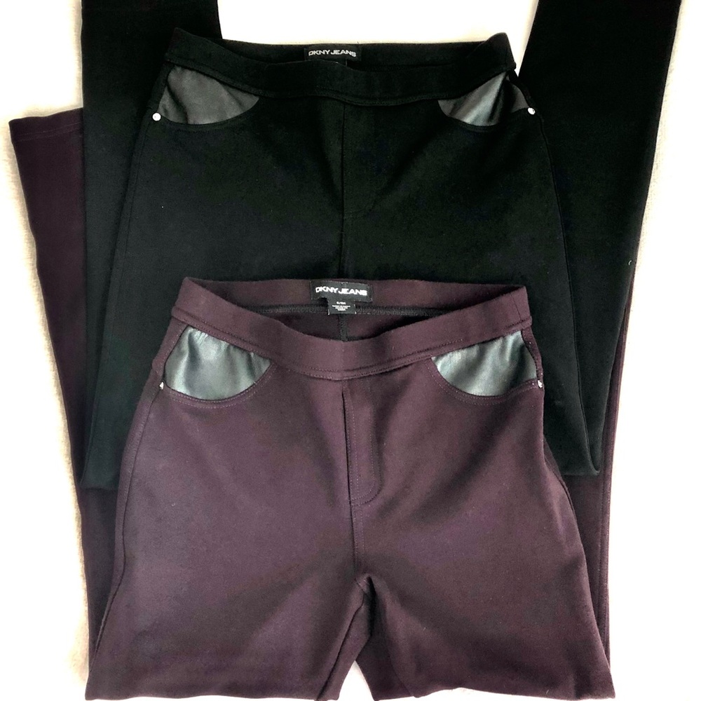 NWOT 2 DKNY stretch skinny pants for price of 1.